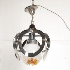  Mazzega Murano Mid Century Italian AV Mazzega Glass Ceiling Light - 3634775