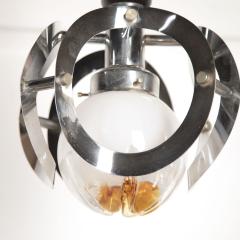  Mazzega Murano Mid Century Italian AV Mazzega Glass Ceiling Light - 3634782