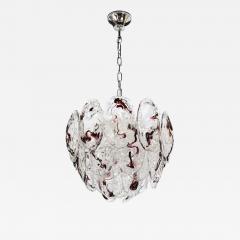  Mazzega Murano Mid Century Modernist Hand Blown Murano Glass Chandelier by Mazzega - 3444393