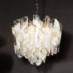  Mazzega Murano Mid Century Modernist Hand Blown Murano Glass Torciglioni Chandelier By Mazzega - 3443247