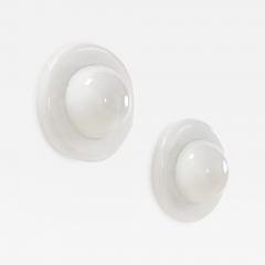  Mazzega Murano Pair of Wall Flush Mount Lights by Mazzega - 3202574