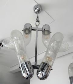  Mazzega Murano Pendant Lighting Murano Glass and Metal by Aldo Nason for Mazzega Italy 1970s - 4345486