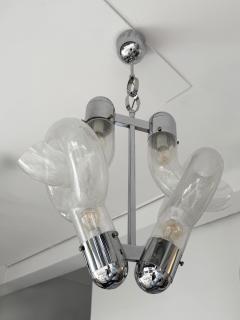  Mazzega Murano Pendant Lighting Murano Glass and Metal by Aldo Nason for Mazzega Italy 1970s - 4345489