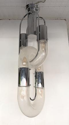  Mazzega Murano Pendant Lighting Murano Glass and Metal by Aldo Nason for Mazzega Italy 1970s - 4587989