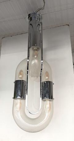  Mazzega Murano Pendant Lighting Murano Glass and Metal by Aldo Nason for Mazzega Italy 1970s - 4587993
