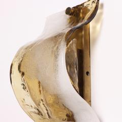  Mazzega Murano Rare Mazzega Murano Wall Light Fixture C 1960  - 4611202