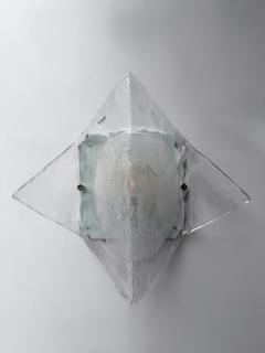  Mazzega Murano Sconce LP253 Murano Glass by Carlo Nason for Mazzega Italy 1970s - 4391238