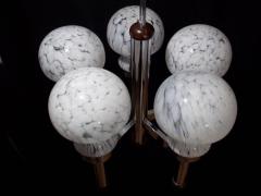  Mazzega Murano Snow Glass Chandelier by Mazzega 1970 - 649328