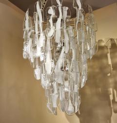  Mazzega Murano Venini Murano Glass Chandelier - 3029650