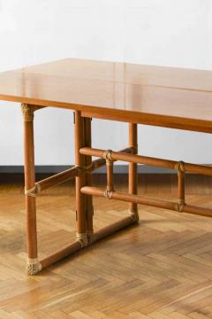  McGuire Furniture 1970s McGuire console with flip top top  - 3372917