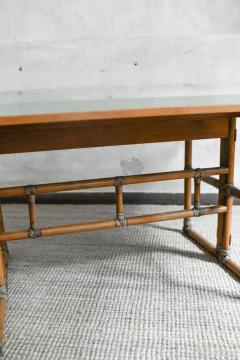  McGuire Furniture John and Elinor McGuire Flip top console table McGuire San Francisco 1970 - 3999009