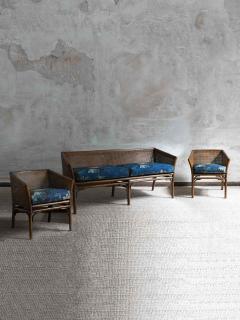  McGuire Furniture John and Elinor McGuire Living room set in the style of Mcguire San Francisco 1970 - 4031364