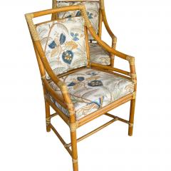  McGuire Furniture John and Elinor McGuire McGuire Furniture Co Bamboo Rattan Target Dining Arm Chair 1 of 6 - 4645920