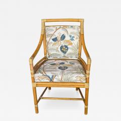  McGuire Furniture John and Elinor McGuire McGuire Furniture Co Bamboo Rattan Target Dining Arm Chair 1 of 6 - 4648351
