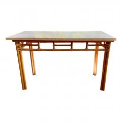  McGuire Furniture John and Elinor McGuire McGuire Furniture Co Tessellated Stone Top Console Table - 4642878