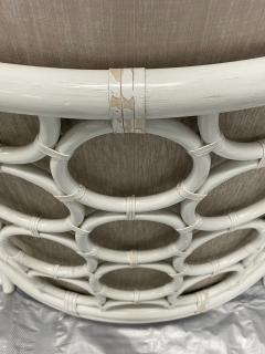  McGuire Furniture John and Elinor McGuire Pair of American Rattan Barrel Armchairs by McGuire San Francisco - 4365988