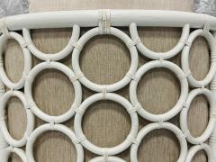  McGuire Furniture John and Elinor McGuire Pair of American Rattan Barrel Armchairs by McGuire San Francisco - 4365989