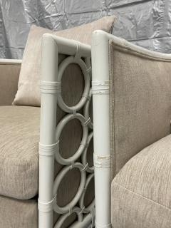  McGuire Furniture John and Elinor McGuire Pair of American Rattan Barrel Armchairs by McGuire San Francisco - 4365991