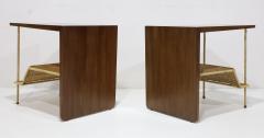  McGuire Furniture John and Elinor McGuire Pair of McGuire Dornick Side Tables or Nightstands - 4560512