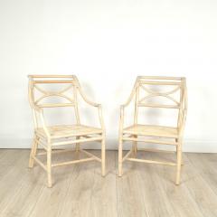  McGuire Furniture John and Elinor McGuire Pair of Vintage McGuire Armchairs circa 1980 Two pairs available - 4141903