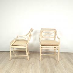  McGuire Furniture John and Elinor McGuire Pair of Vintage McGuire Armchairs circa 1980 Two pairs available - 4141904