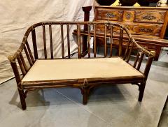  McGuire Furniture McGuire Bamboo Love Seat Small Sofa - 2321216