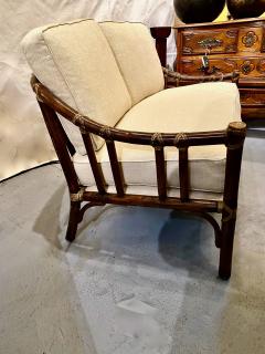  McGuire Furniture McGuire Bamboo Love Seat Small Sofa - 2321224