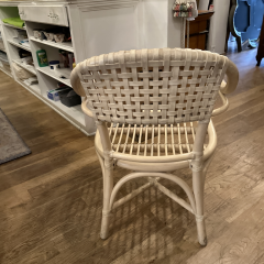  McGuire Furniture McGuire Bamboo Pigskin Arm Chair 1 of 6 C 1980s - 3234757