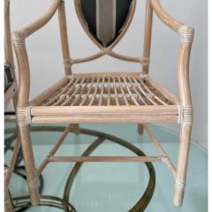  McGuire Furniture McGuire Furniture Company Chinoiserie Bamboo Dining Chair a Pair - 3090569