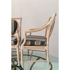  McGuire Furniture McGuire Furniture Company Chinoiserie Bamboo Dining Chair a Pair - 3090577
