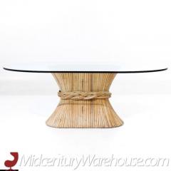  McGuire Furniture McGuire Sheaf of Wheat Mid Century Rattan Dining Table - 3319035