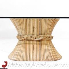  McGuire Furniture McGuire Sheaf of Wheat Mid Century Rattan Dining Table - 3319087
