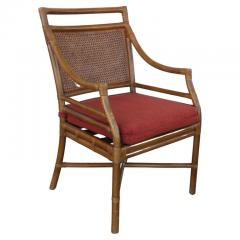  McGuire Furniture McGuire Style Mid Century Cane Bamboo Dining Chairs - 2971778