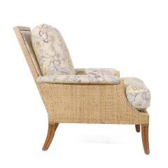  McGuire Furniture McGuire Umbria Mid Century Rattan and Wicker Lounge Chairs Pair - 3994139