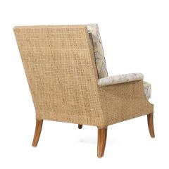  McGuire Furniture McGuire Umbria Mid Century Rattan and Wicker Lounge Chairs Pair - 3994141