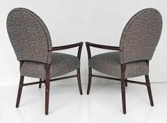  McGuire Furniture Vintage McGuire San Francisco Dining Armchairs Upholstered Set of 6 - 3502437