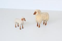  Meier Hanns Peter Krafft decorative pair of sheep Meier Germany 1970 - 3838005