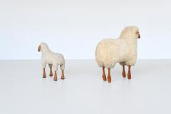  Meier Hanns Peter Krafft decorative pair of sheep Meier Germany 1970 - 3838006