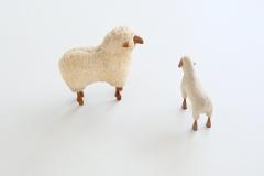  Meier Hanns Peter Krafft decorative pair of sheep Meier Germany 1970 - 3838007