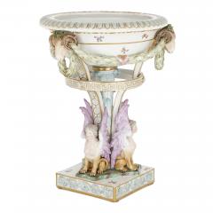  Meissen Antique painted and parcel gilt porcelain vase by Meissen - 1274560