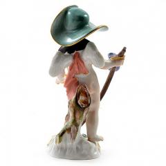  Meissen Meissen Porcelain Figurine Cupid as a Wanderer - 176440