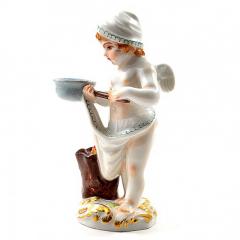  Meissen Meissen Porcelain Figurine of a Cupid as a Cook - 176477