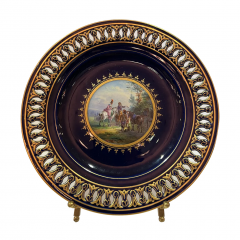  Meissen Porcelain Manufactory A MEISSEN PORCELAIN RETICULATED PLATE 19TH CENTURY - 3567090