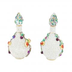  Meissen Porcelain Manufactory Antique Meissen Manner Pair of Snowball Porcelain Vases - 4181933