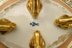  Meissen Porcelain Manufactory Continental German Meissen Porcelain and Gilt Centerpiece - 4200439
