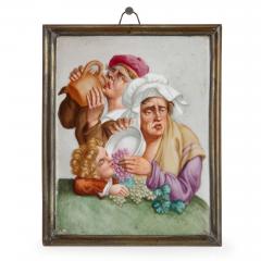  Meissen Porcelain Manufactory Four Meissen porcelain plaques depicting the Four Seasons - 2926664