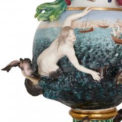  Meissen Porcelain Manufactory Large porcelain Water ewer from the Elements series by Meissen - 3411376