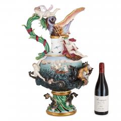  Meissen Porcelain Manufactory Large porcelain Water ewer from the Elements series by Meissen - 3411379