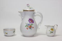  Meissen Porcelain Manufactory Meissen Porcelain Coffee Set for 6 1920s Germany - 2128447