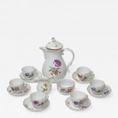  Meissen Porcelain Manufactory Meissen Porcelain Coffee Set for 6 1920s Germany - 2131994